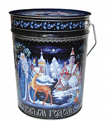 Ведро Палех Дед Мороз 1500 гр.