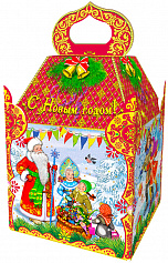  Уличные гулянья С Новым годом! Красный 